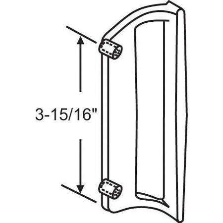 Strybuc PD HANDLE PULL BROWN 13-147BR
